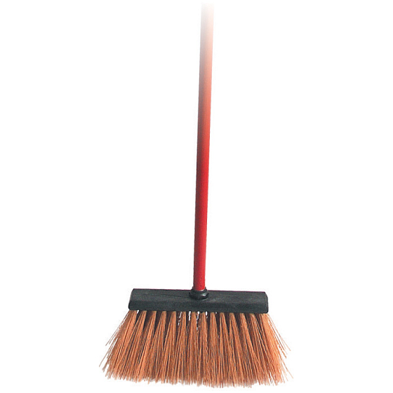 Spokar Koště průmyslové 5314 s holí, plastové těleso 24 cm, syntetická vlákna