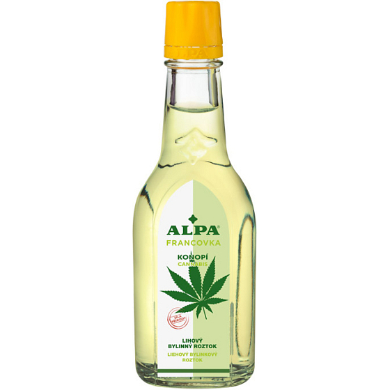 Alpa Francovka Konopí lihový bylinný roztok, 60 ml