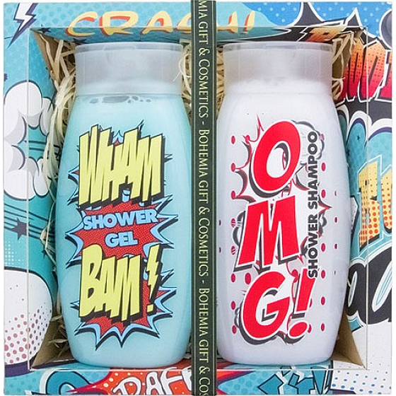Bohemia Gifts Pro teenagery sprchový gel 250 ml + sprchový šampon 250 ml, kosmetická sada