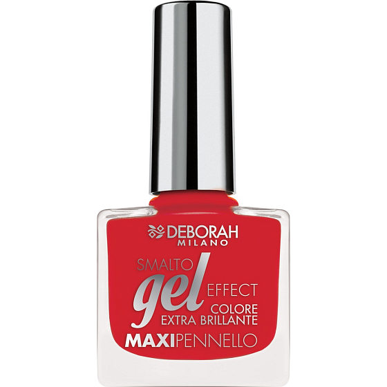 Deborah Milano Gel Effect Nail Enamel gelový lak na nehty 33 Red 11 ml