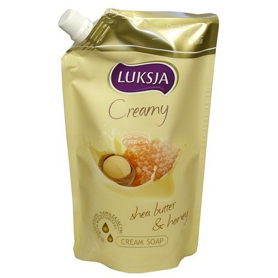 Luksja Creamy Honey & Oat Milk tekuté mýdlo náhradní náplň 400 ml