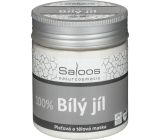 Saloos Bio 100% Francuski biały glina maska do ciała i twarzy na łuszczycę, egzemy, zmniejsza wydzielanie sebum 100 g