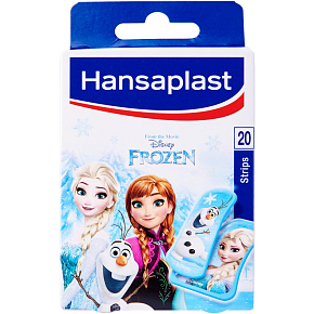 Hansaplast Junior Frozen plastry dziecięce z opatrunkiem, 20 sztuk