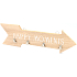 Nekupto Home Decor Dřevěná dekorační šipka Happy Moments 40 cm
