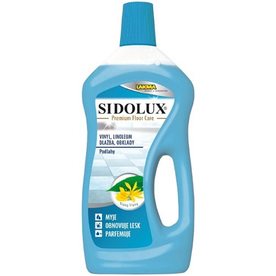 Sidolux Premium Floor Care Ylang Ylang specjalny środek do mycia podłóg winylowych, linoleum, płytek, okładzin ceramicznych 750 ml
