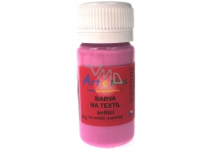 Art e Miss Farba na tkaniny świecąca - świeci w ciemności, na jasne materiały 82 Neon fioletowy 40 g