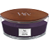 WoodWick Velvet Tobacco - Sametový tabák vonná svíčka s dřevěným širokým knotem a víčkem sklo loď 453 g