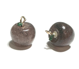 Kryształ jahodowy Jablko poznání přírodní kámen 2,7 x 15 mm, kámen kamenů