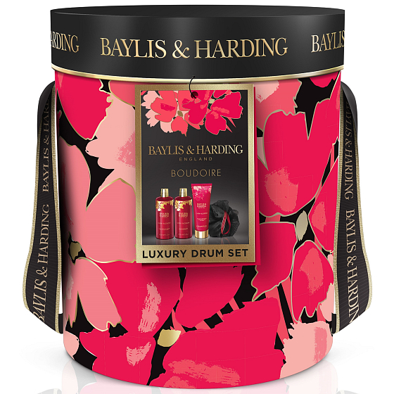 Baylis & Harding Kwiat bzu sprchový krém 300 ml + mleczko do ciała 200 ml + pianka do kąpieli 300 ml + gąbka myjąca, zestaw kosmetyków dla kobiet