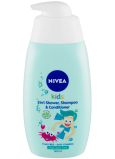 Nivea Kids Magic jabłkowy zapach 3w1 żel pod prysznic + szampon + odżywka dla chłopców 500 ml