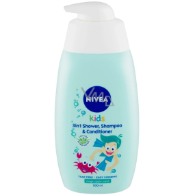 Nivea Kids Magic jabłkowy zapach 3w1 żel pod prysznic + szampon + odżywka dla chłopców 500 ml