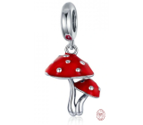 Charm Srebrne 925 Muchomórki, zawieszka na bransoletkę przyroda