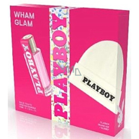 Playboy Wham Glam woda toaletowa 40 ml + nasadka, zestaw perfum dla kobiet