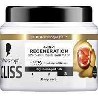 Schwarzkopf Gliss Total Repair regenerująca maska 4w1 do suchych i zniszczonych włosów, 400 ml