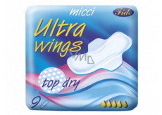 Micci Ultra Wings Top Dry podpaski intymne z skrzydełkami 9 sztuk