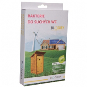 Biodry Bakterie i enzymy ekologicznie rozkładają substancje organiczne w suchych toaletach, eliminują nieprzyjemne zapachy 100 g
