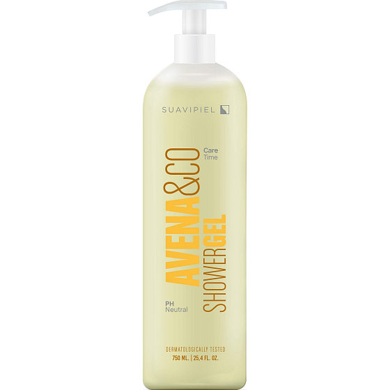 Suavipiel Avena & Co sprchový gel s výtažky z obilovin 750 ml