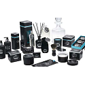 Castelbel Black Edition sprchový gel 100 ml + toaletní voda 10 ml + tělové mléko 100 ml + toaletní mýdlo 40 g + ručníček 30 x 32 cm + uzavíratelný obal, cestovní kosmetická sada pro muže