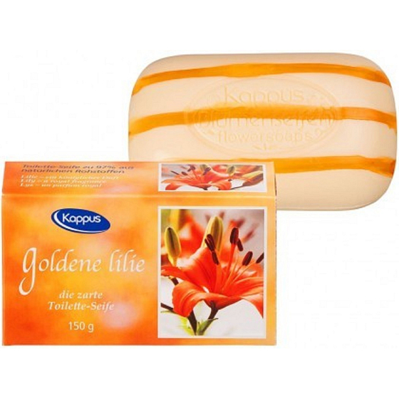 Kappus Lilie luxusní toaletní mýdlo s přírodními oleji 150 g