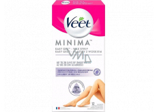 Veet Minima Hypoalergiczne paski woskowe do nóg i ciała 12 sztuk