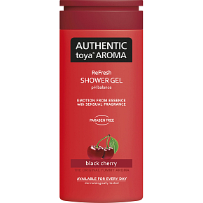 Authentic Toya Aroma Black Cherry żel pod prysznic, 400 ml