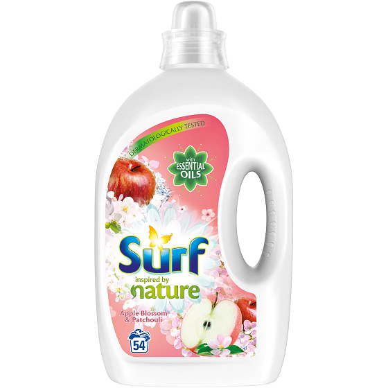 Surf Apple Blossom & Patchouli gel na praní barevného a bílého prádla 54 dávek 2,7 l