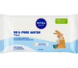Nivea Baby 99% Pure Water chusteczki oczyszczające, 57 sztuk