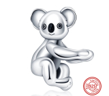 Zawieszka ze srebra 925 Koala, koralik do bransoletki