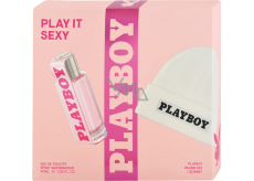 Playboy Play It Sexy woda toaletna 40 ml + czapka, zestaw prezentowy dla kobiet