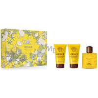 Versace Eros Energy Pour Homme woda perfumowana 50 ml + balsam po goleniu 50 ml + żel pod prysznic 50 ml, zestaw prezentowy dla mężczyzn