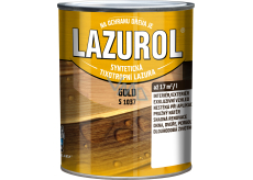 Lazurol Gold S1037 silnovrstvá lazura na dřevo T022 palisandr, 750 ml