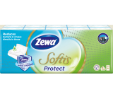Zewa Softis Protect 4-warstwowe chusteczki papierowe, 10× 9 szt.