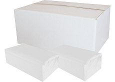 Papierowe ręczniki ZZ do dozownika, 1-warstwowe, ekstra białe, 4000 szt.