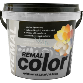 REMAL Color farba malarska na ściany 190 ciemnoszara, 250 g