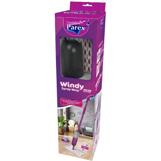 PAREX płaski mop WINDY DUO ze spryskiwaczem