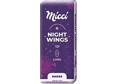 Micci Classic Night wkładki higieniczne z skrzydełkami, 10 sztuk