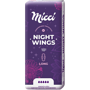 Micci Classic Night wkładki higieniczne z skrzydełkami, 10 sztuk