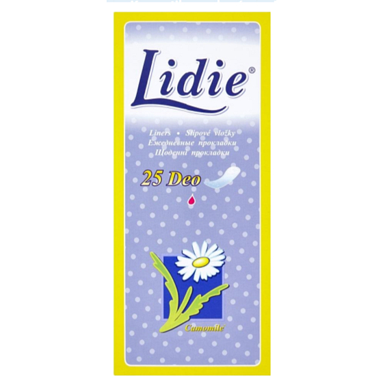 Lidie Normal Camomile Deo intimní vložky 25 kusů