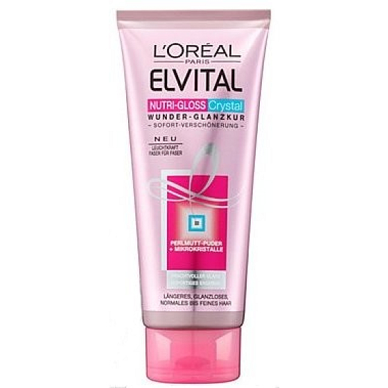 Loreal Paris Elseve Nutri Gloss Crystal zázračná péče pro oslnivý lesk vlasů 200 ml