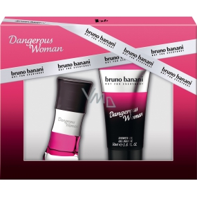 Bruno Banani Dangerous toaletní voda pro ženy 20 ml + sprchový gel 50 ml, dárková sada