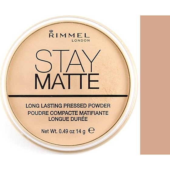 Rimmel London Stay Matte Powder pudr 009 Amber 14 g