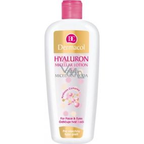 Dermacol Hyaluron Cleansing Micellar Lotion oczyszczająca woda micelarna z kwasem hialuronowym 400 ml
