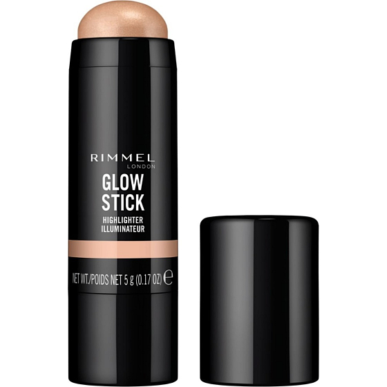 Rimmel London Glow Stick rozjasňovač v tyčince 001 Bubbly 5 g