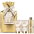Grace Cole Bergamot, Ginger & Lemongrass pěna do koupele 250 ml + mycí gel 150 ml + tělové mléko 150 ml + mycí houba, kosmetická sada pro ženy
