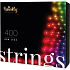 Twinkly Strings Multi Color chytré žárovky 400 kusů na stromeček ovládané prostřednictvím aplikace barevné 32 m