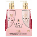 Grace Cole Warm Vanilla & Sandalwood - Vanilka a santalové dřevo tekuté mýdlo na ruce 300 ml + jemné mléko na ruce 300 ml, kosmetická sada pro ženy