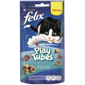 Felix Play Tubes ryba a kreveta, smakołak dla dorosłych kotów 50 g