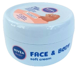 Nivea Baby Soft krem nawilżający do twarzy i ciała dla dzieci 200 ml