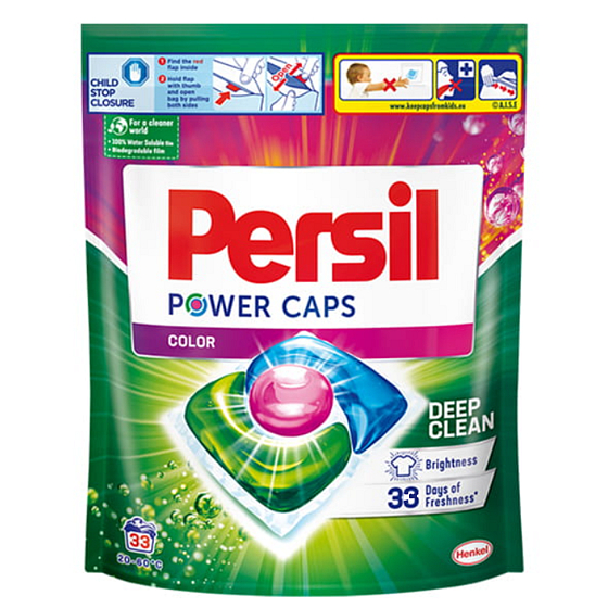 Persil Power Caps Color kapsułki do prania kolorowego 33 sztuk 495 g