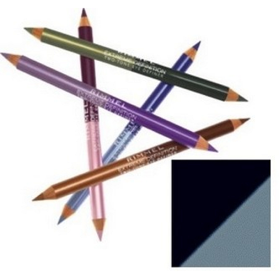 Rimmel London Extreme Definition Duo Tone tužka na oči odstín 001